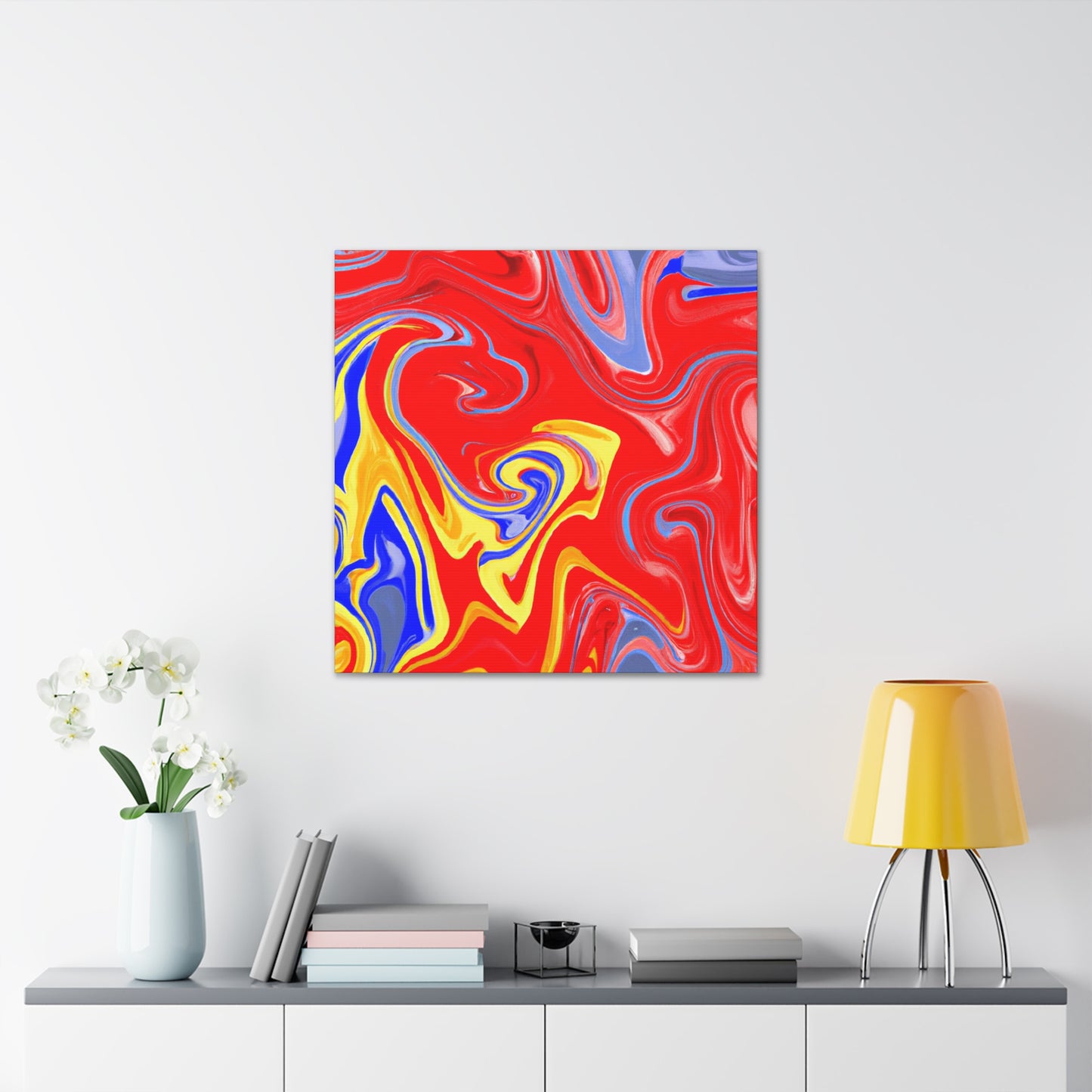 Aqua Aurora - Abstract - Canvas