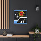 Cottontail Pouncer - Midcentury Canvas