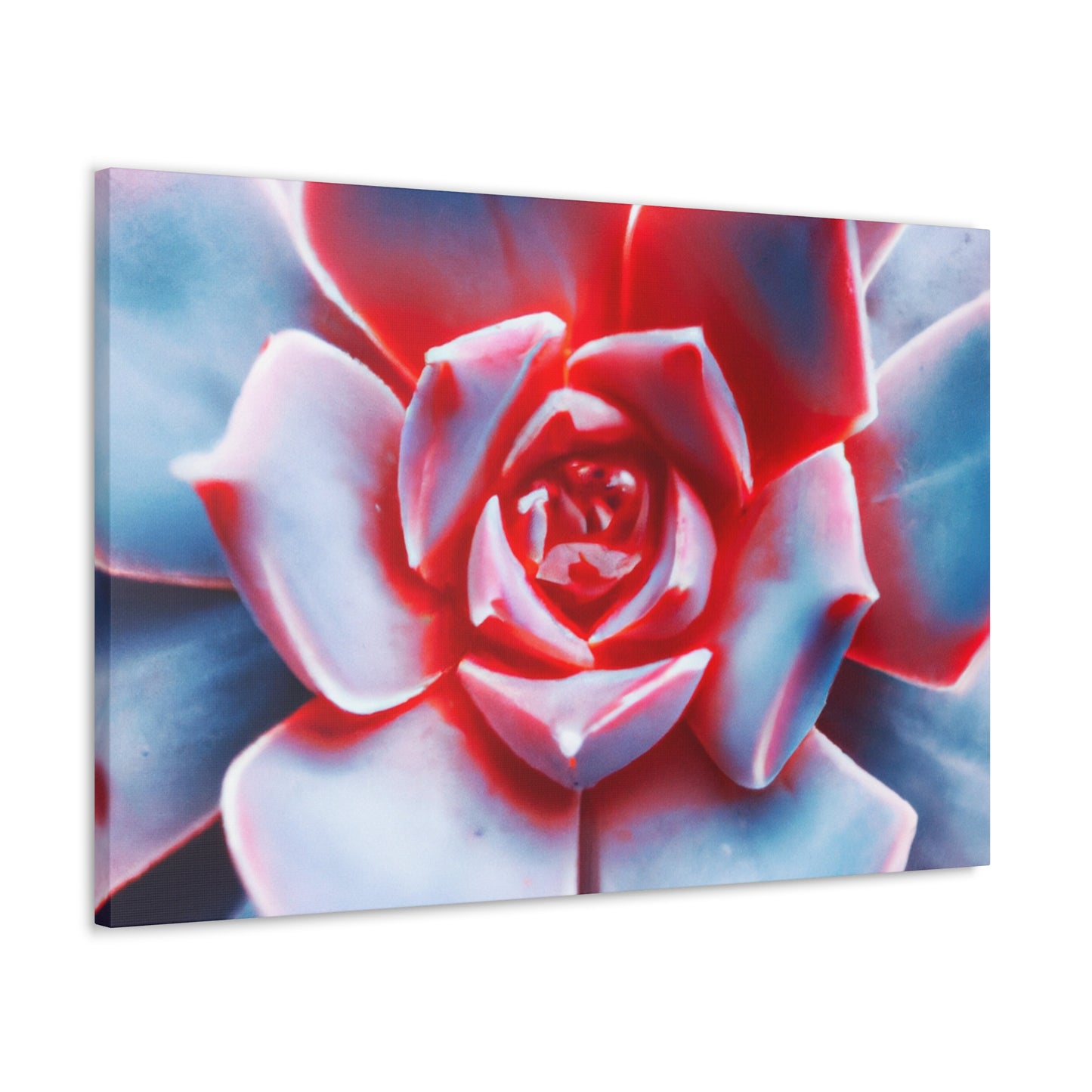 "Garden Glimmer" - Canvas - Succulent