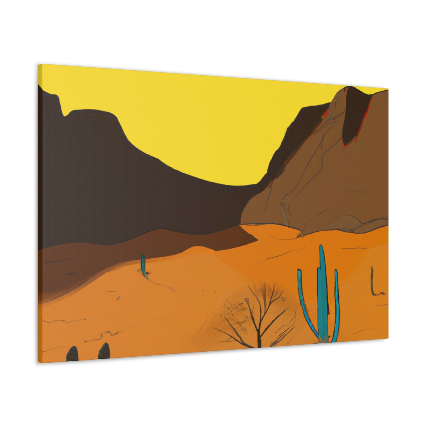 Sandsculpture Landscape - Canvas