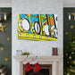 Dinky Diner Lights - Canvas - Pop Artt