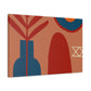 "Prismatic Pewter - Midcentury" - Canvas