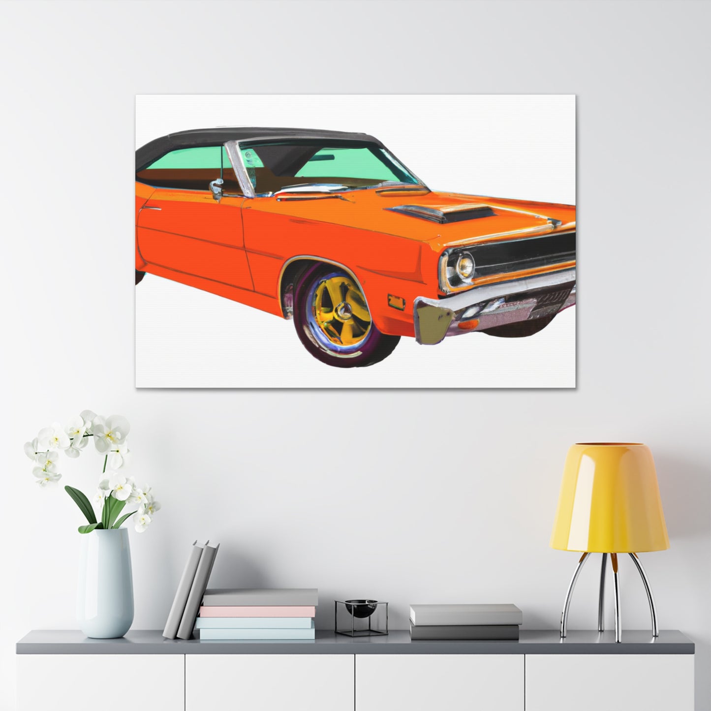 Blue Streak - Automobile - Canvas