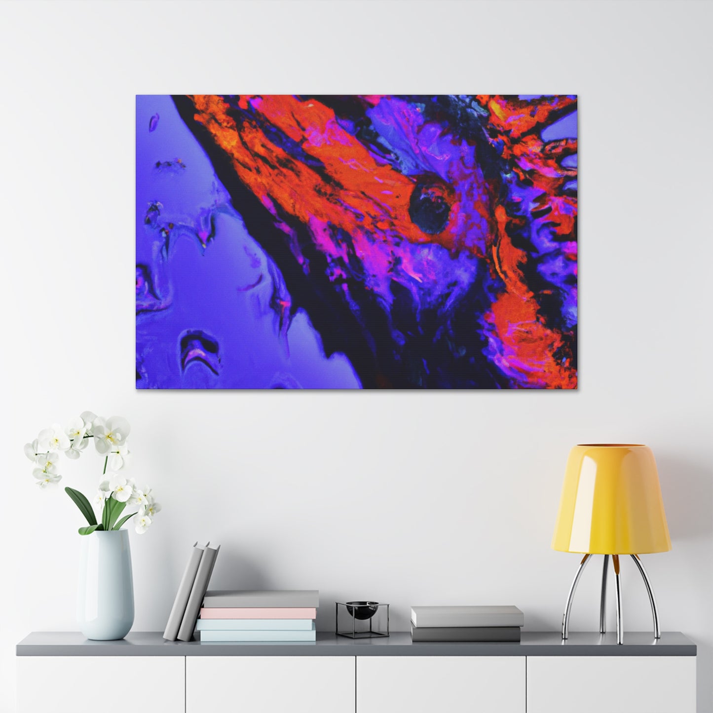 Bottle-tailed Hummingbird. - Canvas - Wildlife