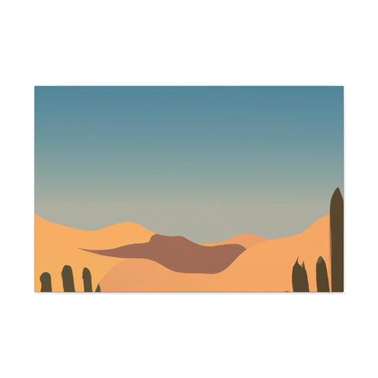 Cactustine - Landscape - Canvas