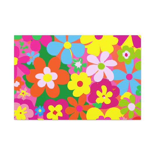 "Creating a Bouquet of Blooms: A Floral Adventure" -Floral Canvas