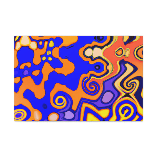 Aqua Aura - Abstract - Canvas