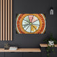 "Playful Pizza" - Glass Canvas