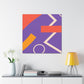 "Dancing Light - Midcentury" - Canvas