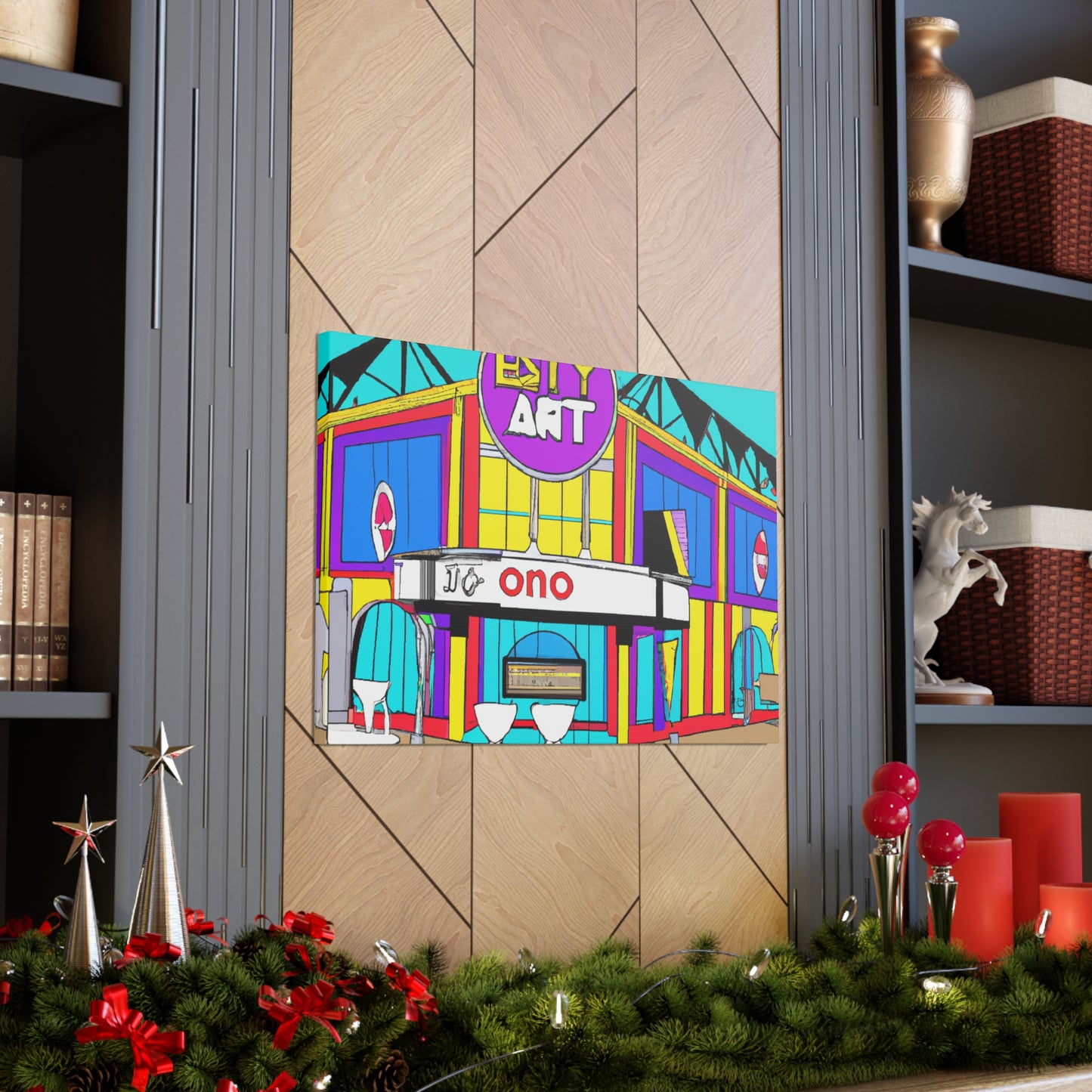 Twisty Time Soda Shop - Canvas