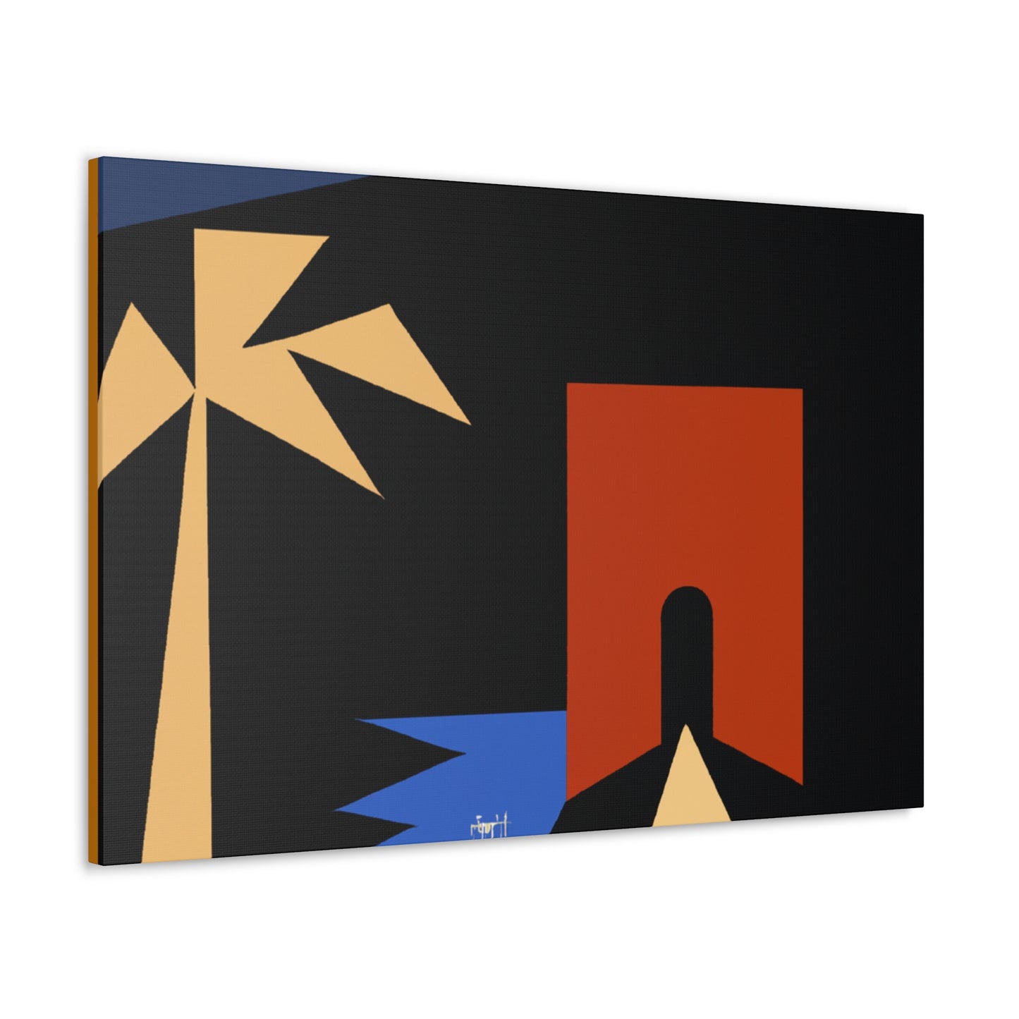 Musing Peaks - Midcentury - Canvas