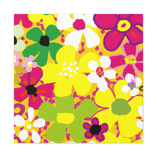 "The Magnificent Floral Symphony" - Canvas