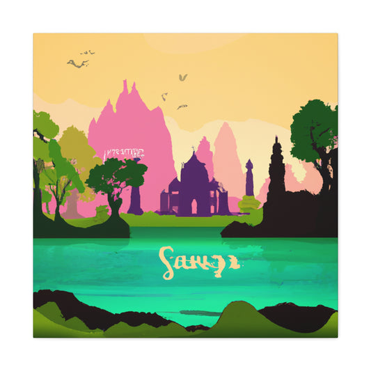 Taj Mahal - Destination India - Canvas