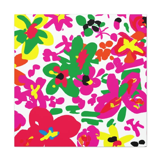 "The Bouquet of Spring's Blooms" - Floral Canvas