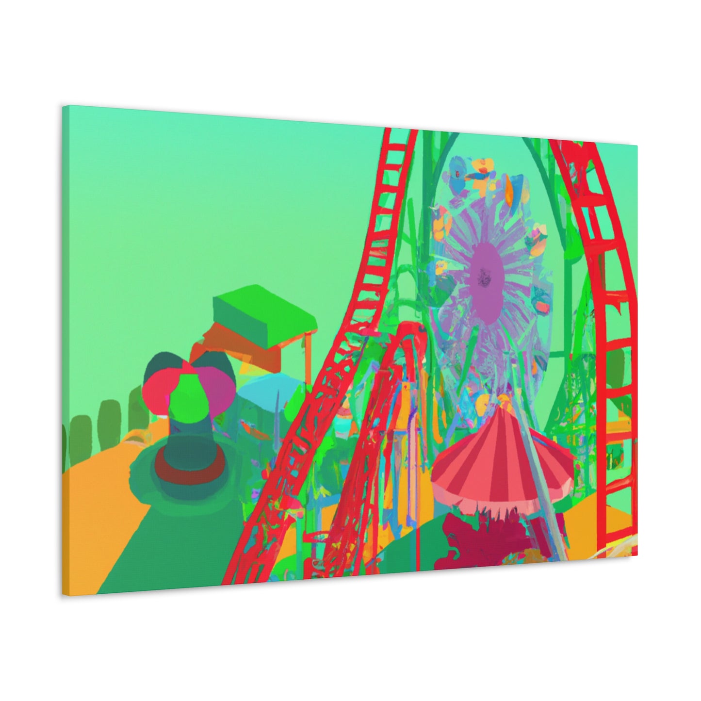 Wild Rockin' Rides - Amusement - Canvas