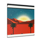 Vivid Hummingbird- Midcentury - Canvas