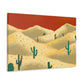 Glamourous Simplicity - Vintage Contemporary - Desert - Canvas
