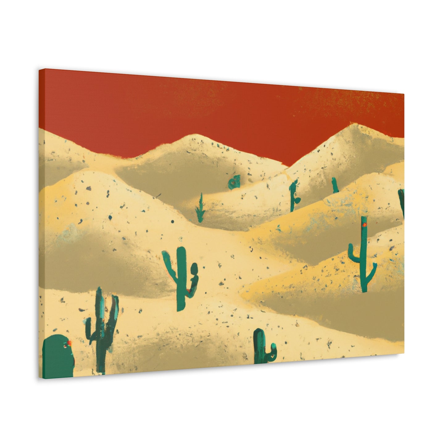 Glamourous Simplicity - Vintage Contemporary - Desert - Canvas