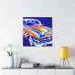 Vintage Thunder Road - Automobile Canvas