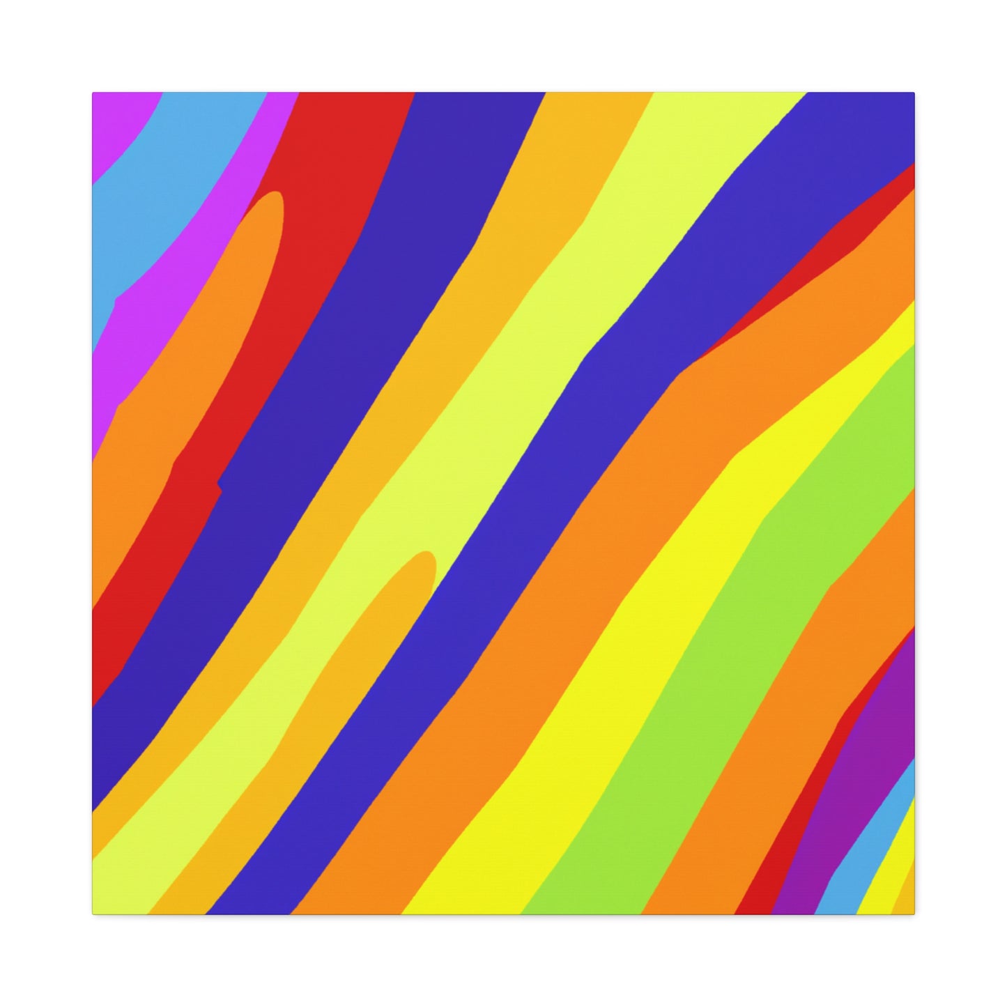 Pixellated Springs - Abstract - Canvas