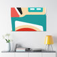 Rainbow Spheres - Midcentury - Canvas