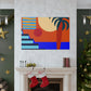 Orange Twitch - Midcentury Canvas