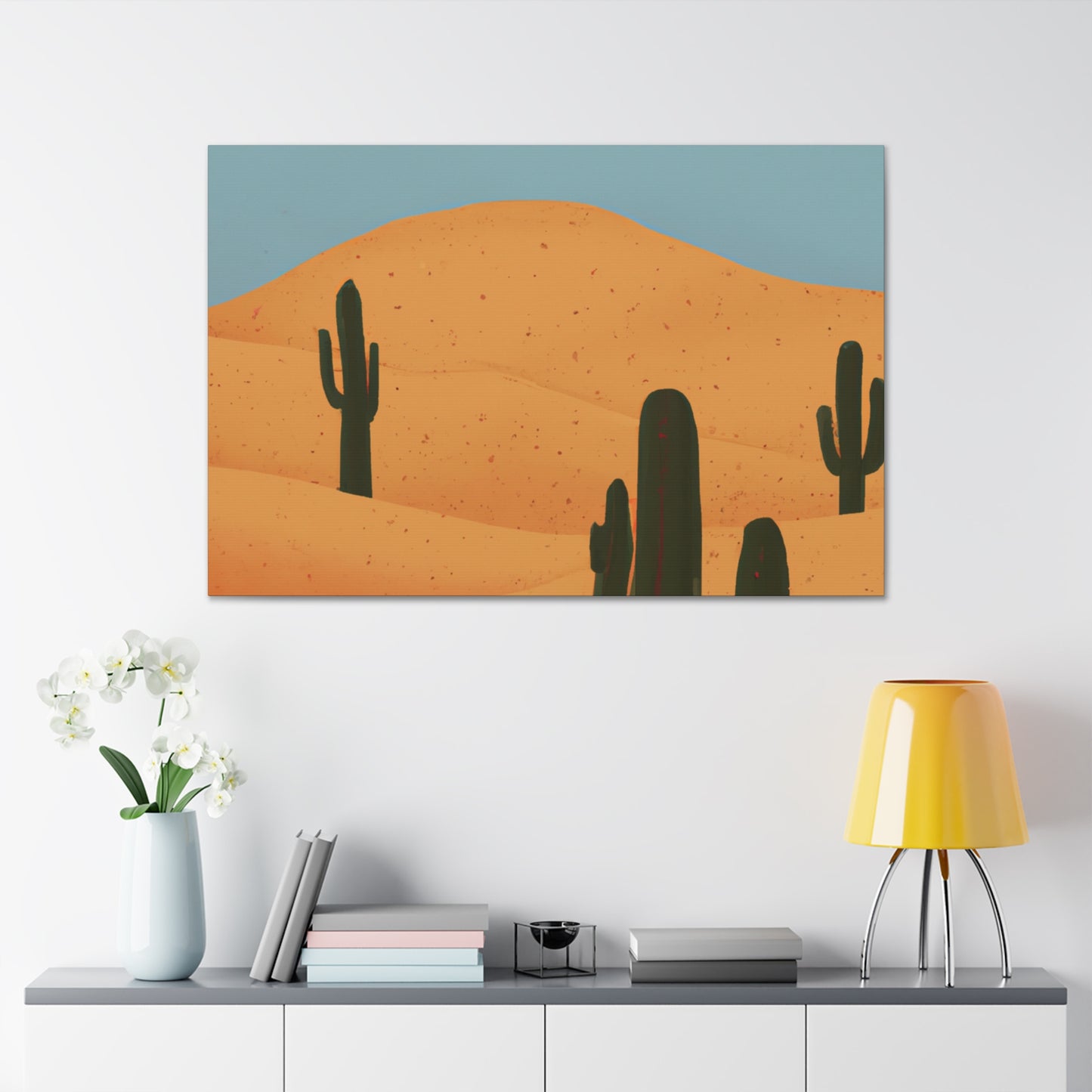 Old-World Refresh - Vintage Contemporary - Desert - Canvas