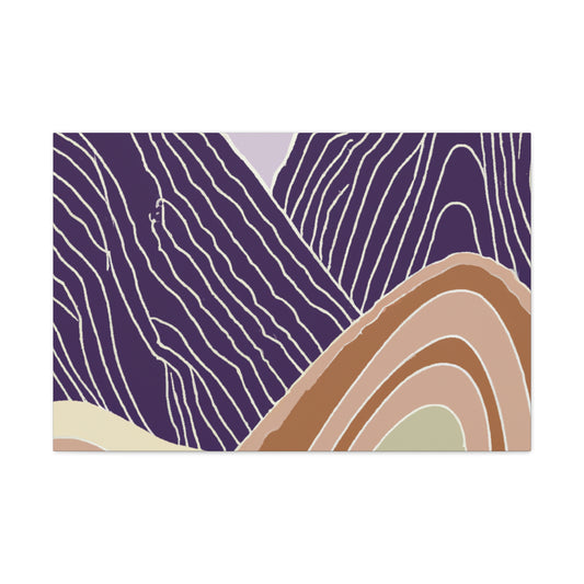 PurpleHills- Midcentury Canvas