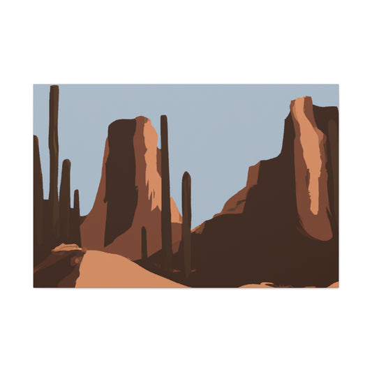 Prickly Oasis - Landscape - Canvas