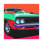 Blaze of Glory - Automobile - Canvas