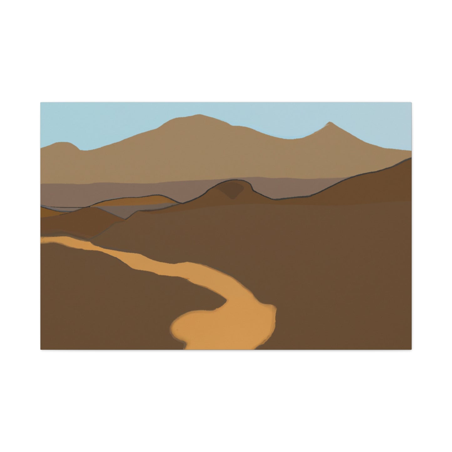 Desert Mirage - Landscape - Canvas