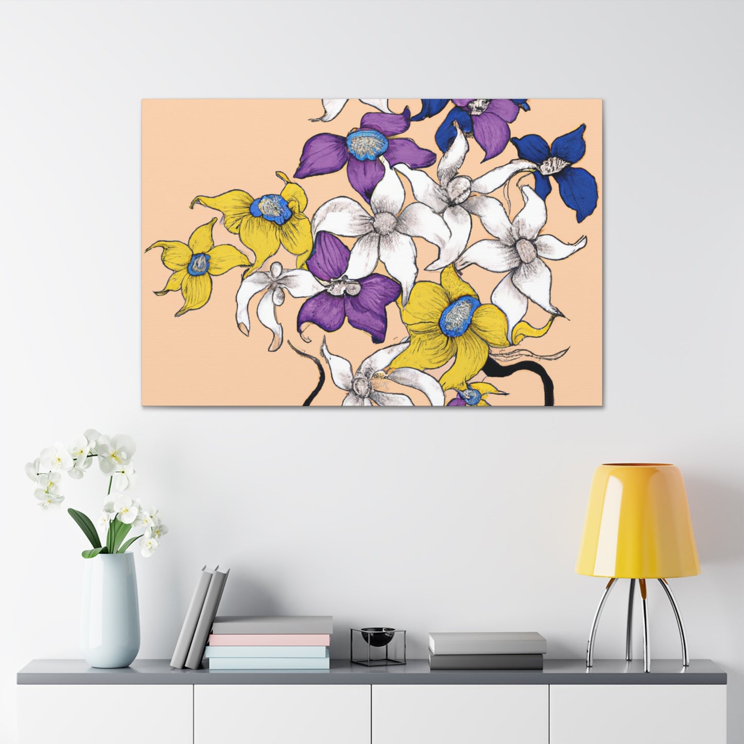 Rosalie - Floral - Canvas