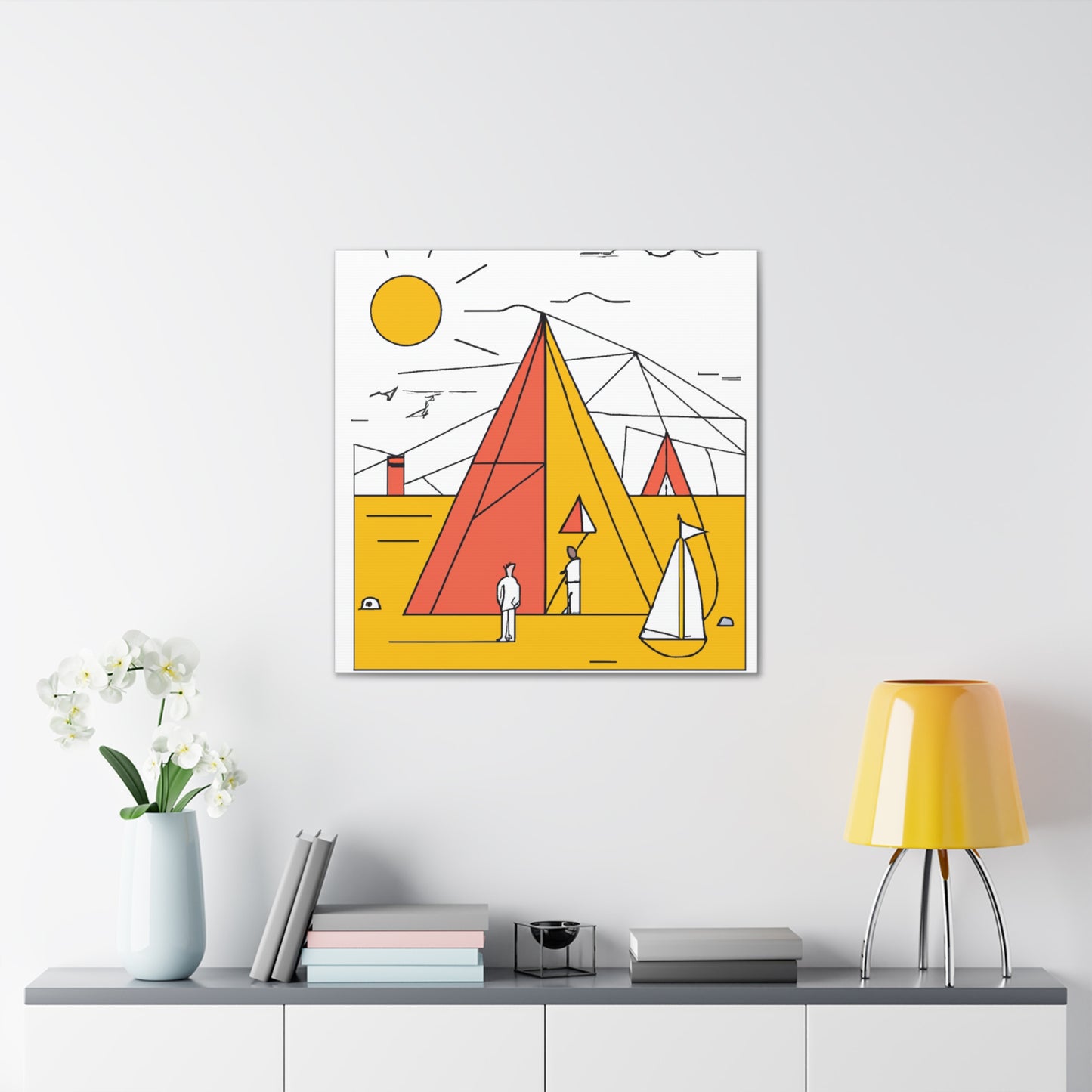 Stillness Abound - Minimalism - Canvas