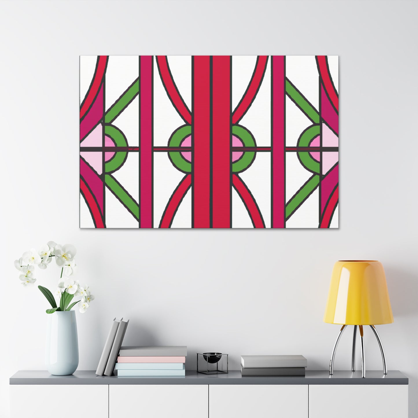 Cheerful - Glass Canvas