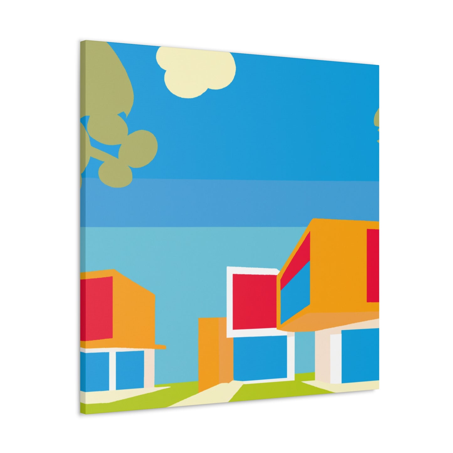 Urban Spellbound- Midcentury - Canvas