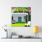 Vivid Vista - Midcentury - Canvas