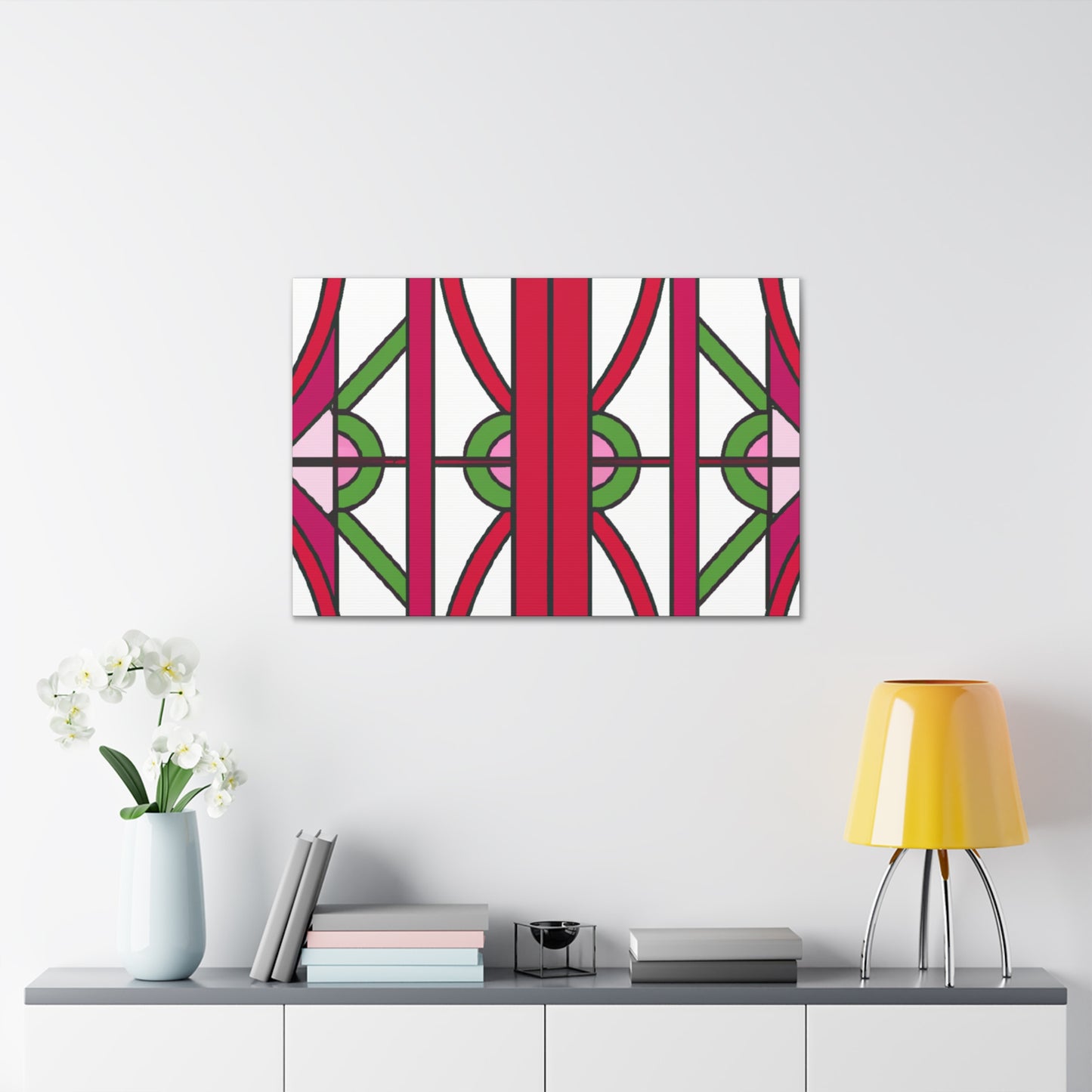 Cheerful - Glass Canvas