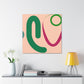 Multicolor Maze- Midcentury - Canvas