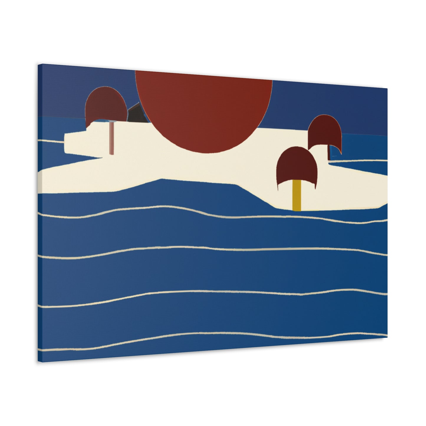 Industrial Sunrise - Midcentury - Canvas