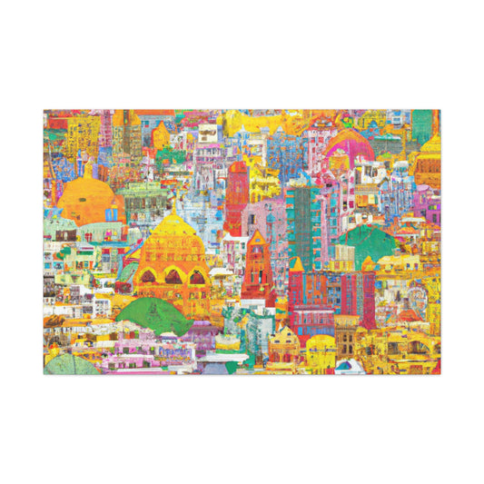 Vibrant Varanasi - Destination India - Canvas