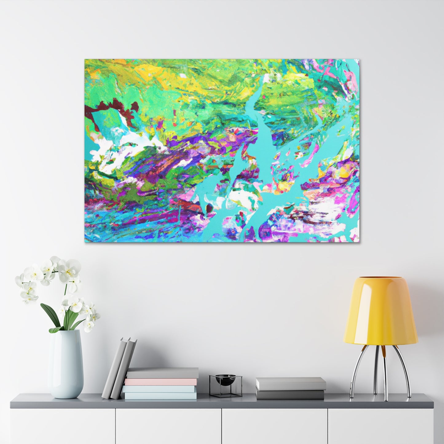 Vibrant Splendor - Abstract Canvas