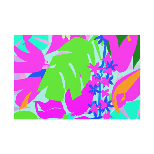 Flower Fling: Floral Canvas