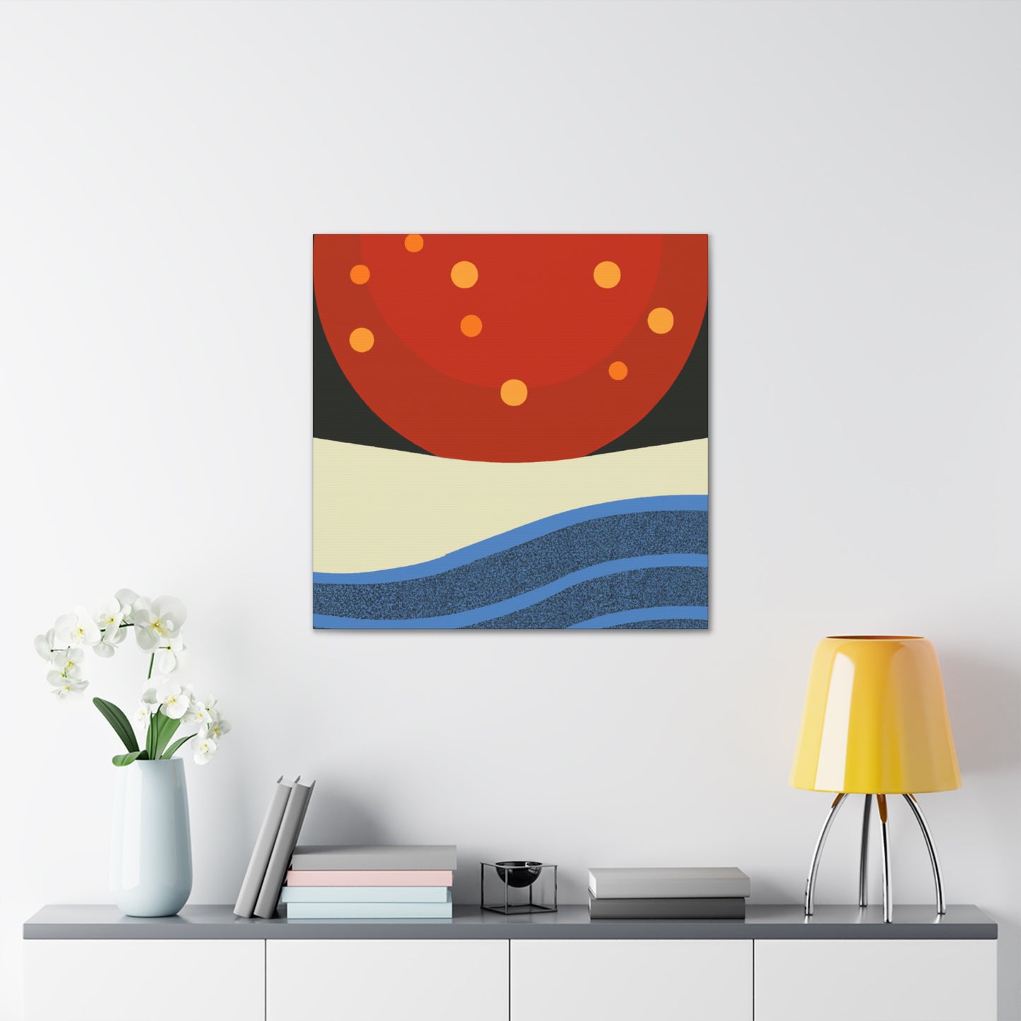 Luminous Vibes - Midcentury - Canvas