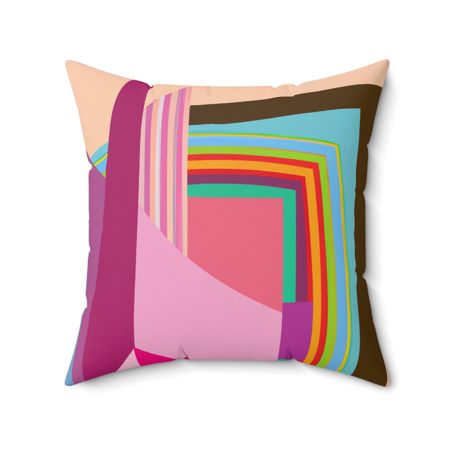 Spun Polyester Square Pillow