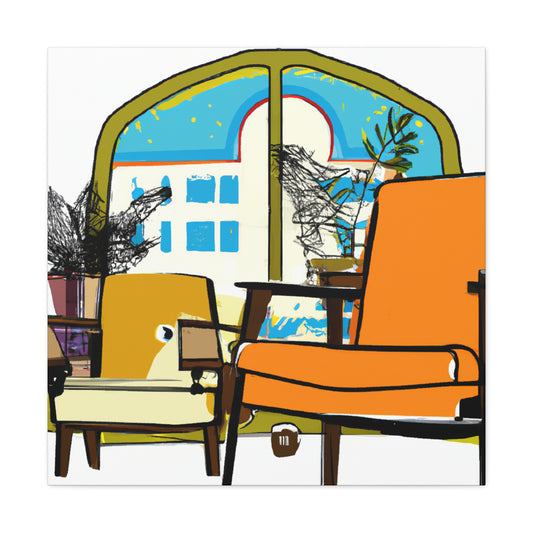 Zen Collage - Midcentury - Canvas