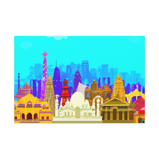 Vibrant Splendour - Destination India - Canvas