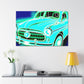"Retro Rev-Up" - Automobile Canvas
