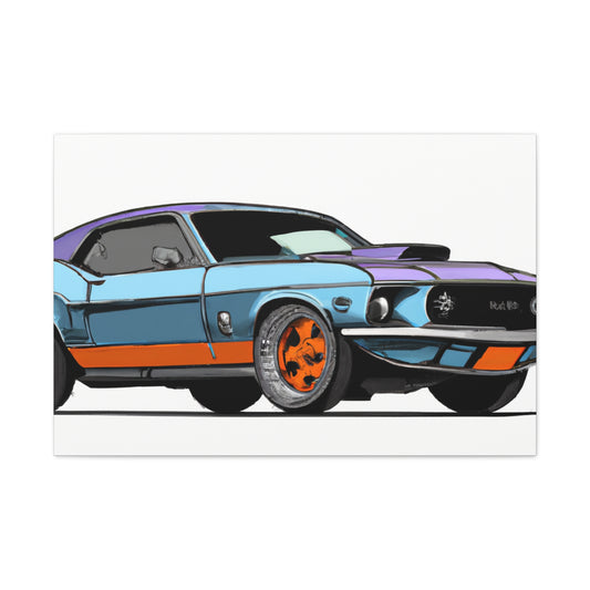 Livin' Wild - Automobile - Canvas
