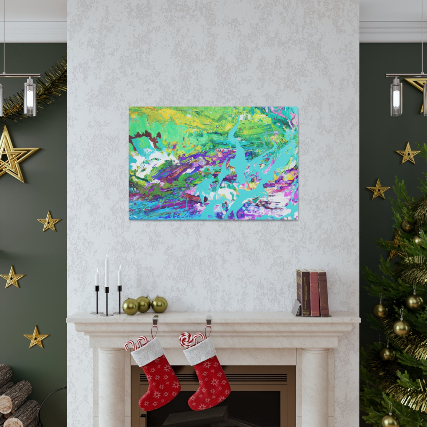 Vibrant Splendor - Abstract Canvas