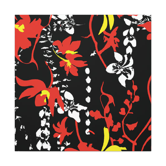 Paradise Plum - Floral - Canvas